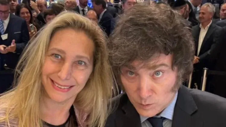 Karina Elizabeth Milei y Javier Gerardo Milei.