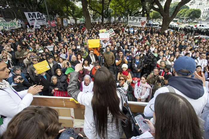 Personal del Hospital Garrahan. 