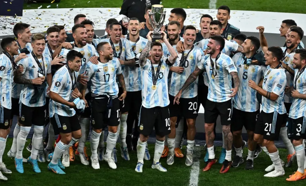 Selección Nacional de Fútbol de Argentina. 