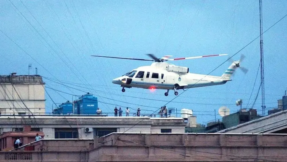 Helicóptero presidencial de Argentina. 